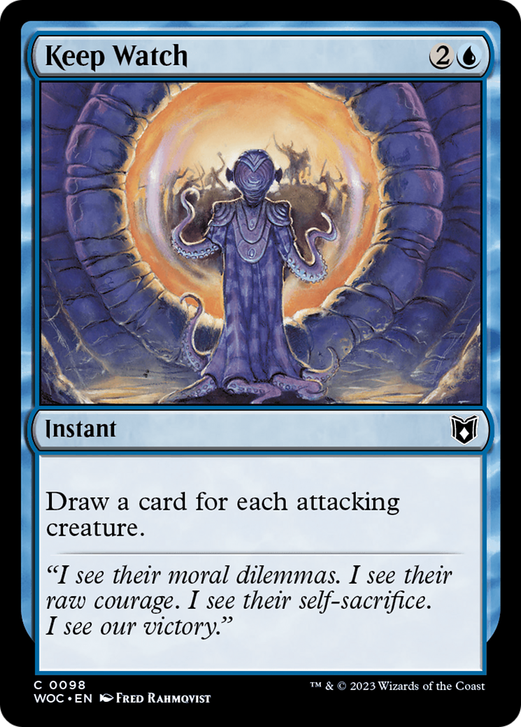 Keep Watch (WOC-098)  - Wilds of Eldraine Commander