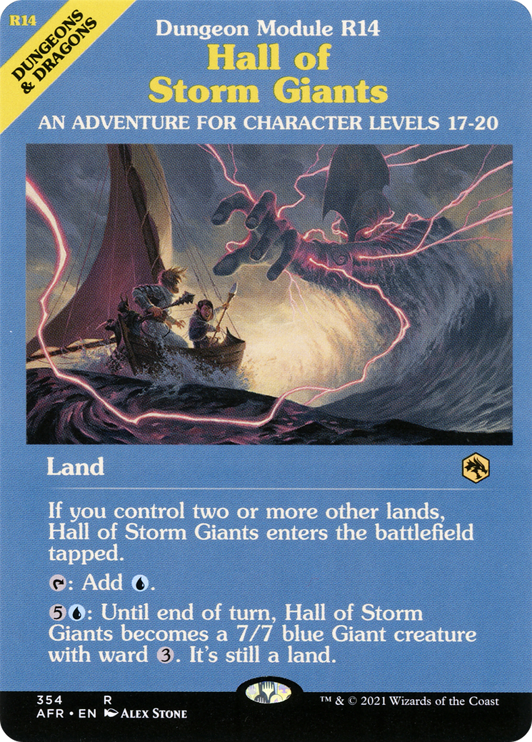 Hall of Storm Giants (Dungeon Module) (AFR-354)  - Adventures in the Forgotten Realms: (Showcase)