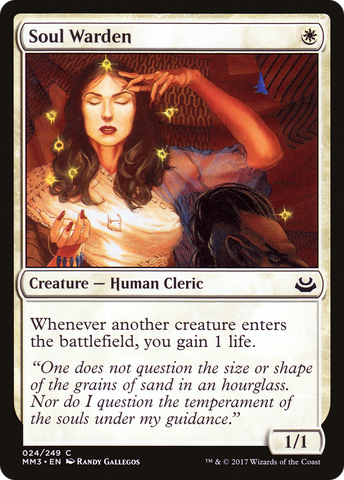 Soul Warden (MM3-024)  Foil - Modern Masters 2017