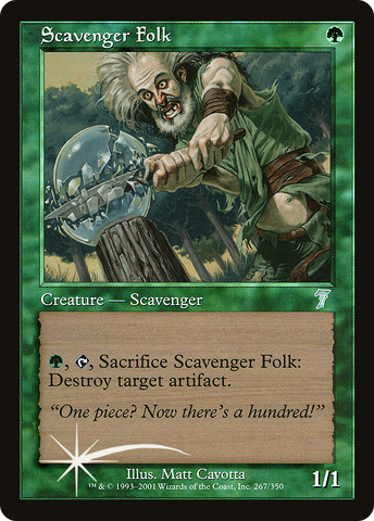 Scavenger Folk (7ED-267★) - Seventh Edition Foil