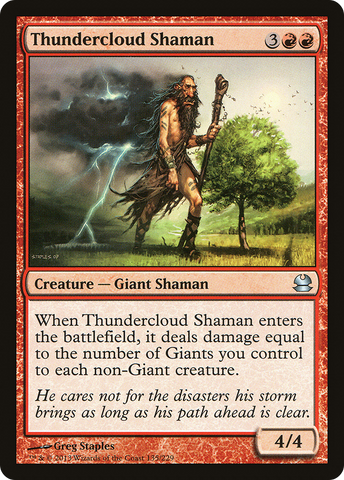 Thundercloud Shaman (MMA-135)  Foil - Modern Masters