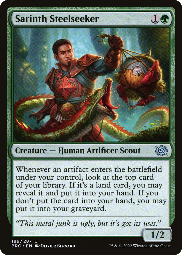 Sarinth Steelseeker (BRO-189)  - The Brothers' War