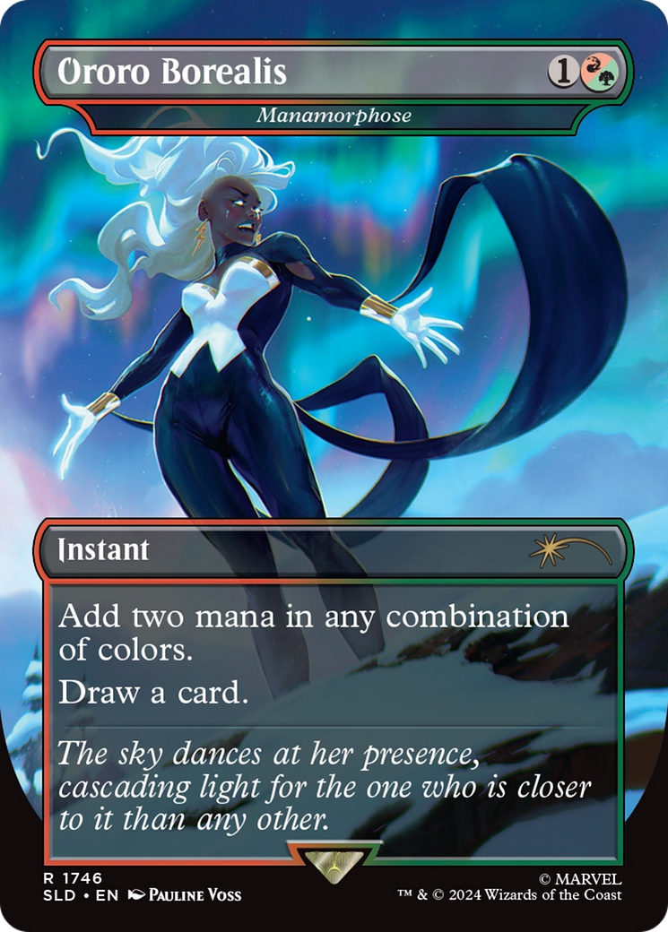 Ororo Borealis - Manamorphose (SLD-1746)  - Secret Lair Drop / Ororo Borealis (Borderless)