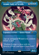 Azami, Lady of Scrolls (Borderless) (SLD-1106)  Foil - Secret Lair Drop