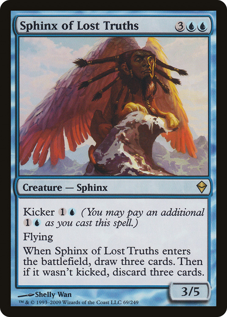 Sphinx of Lost Truths (ZEN-069)  Foil - Zendikar