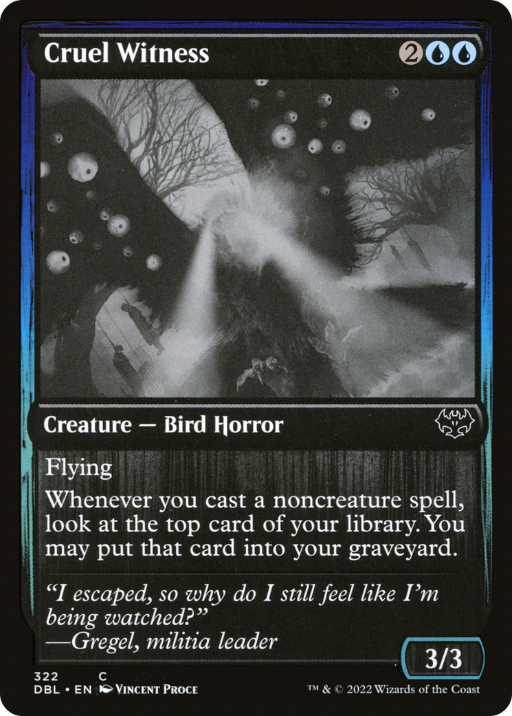 Cruel Witness (DBL-322)  - Innistrad: Double Feature