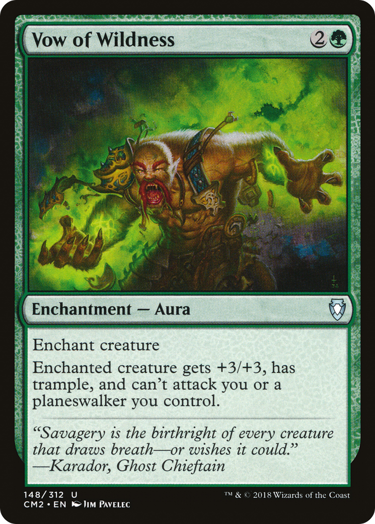 Vow of Wildness (CM2-148)  - Commander Anthology Volume II