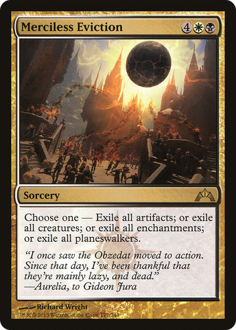 Merciless Eviction (GTC-177)  Foil - Gatecrash