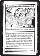 Toofer, Keeper of the Full Grip (MB2PC-)  - Mystery Booster 2