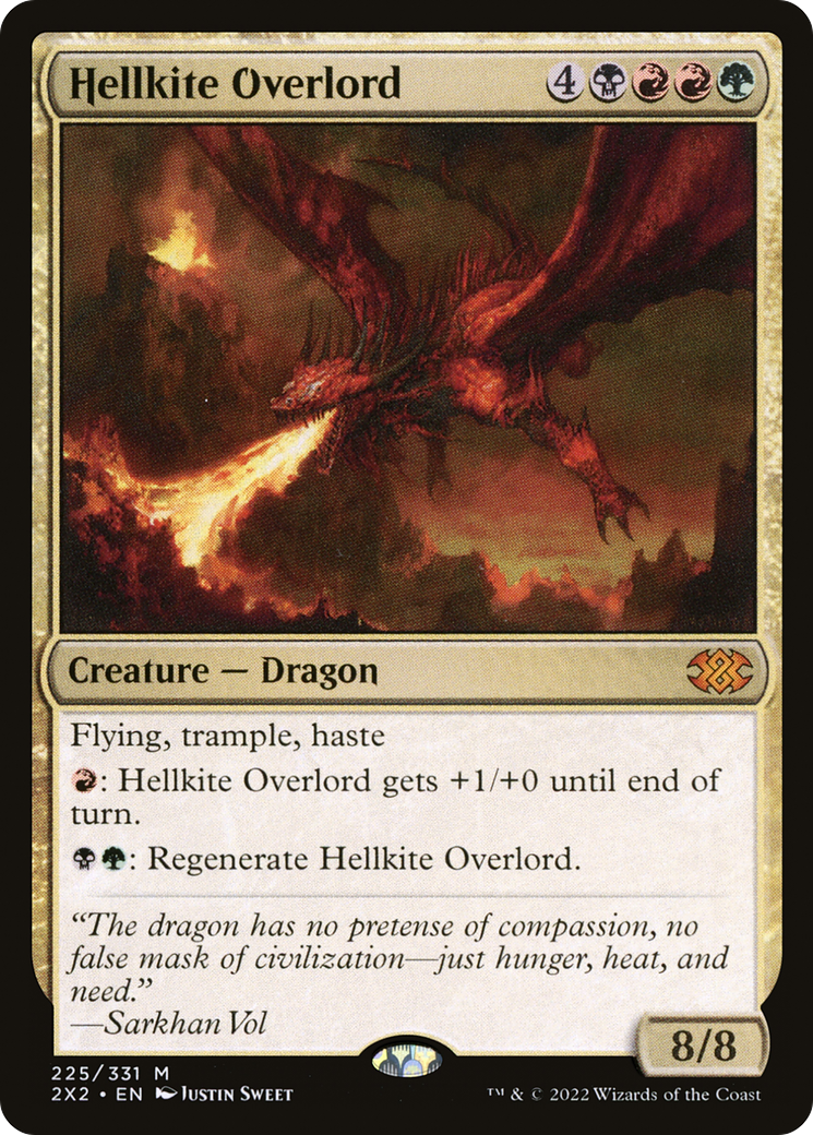 Hellkite Overlord (2X2-225)  - Double Masters 2022
