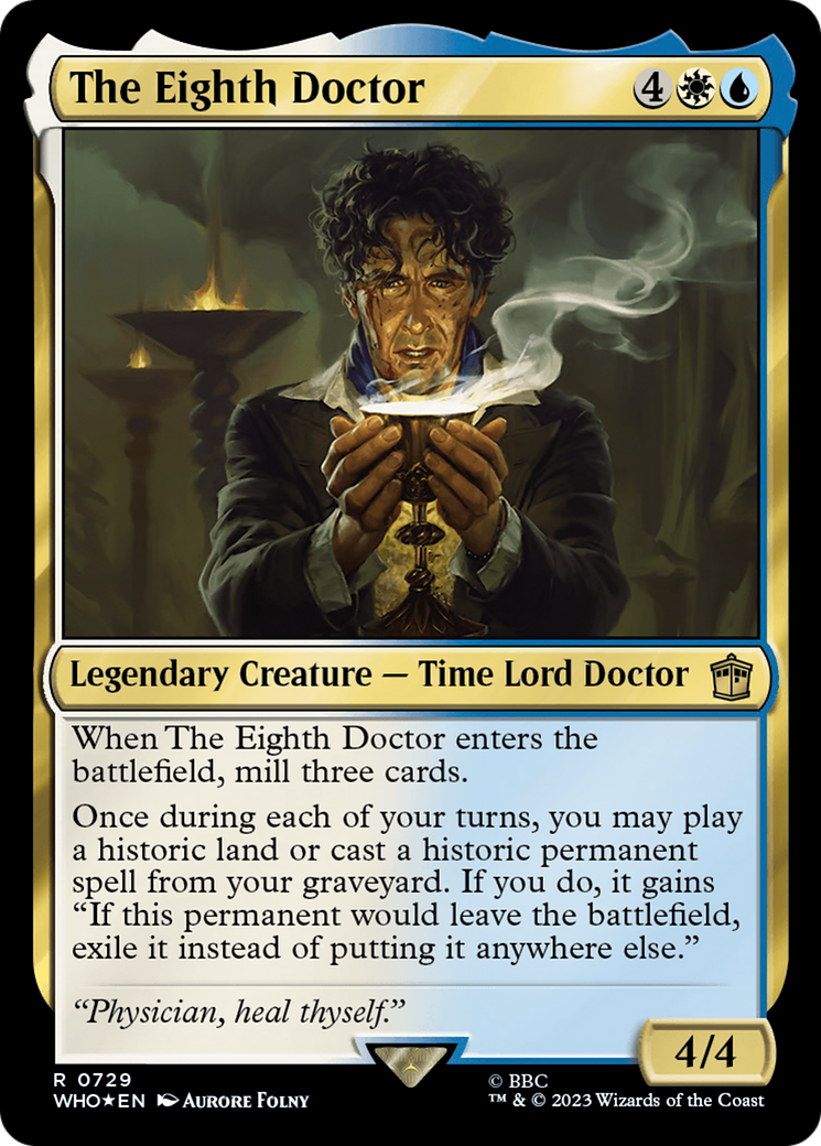 The Eighth Doctor (Surge Foil) (WHO-729)  Foil - Doctor Who