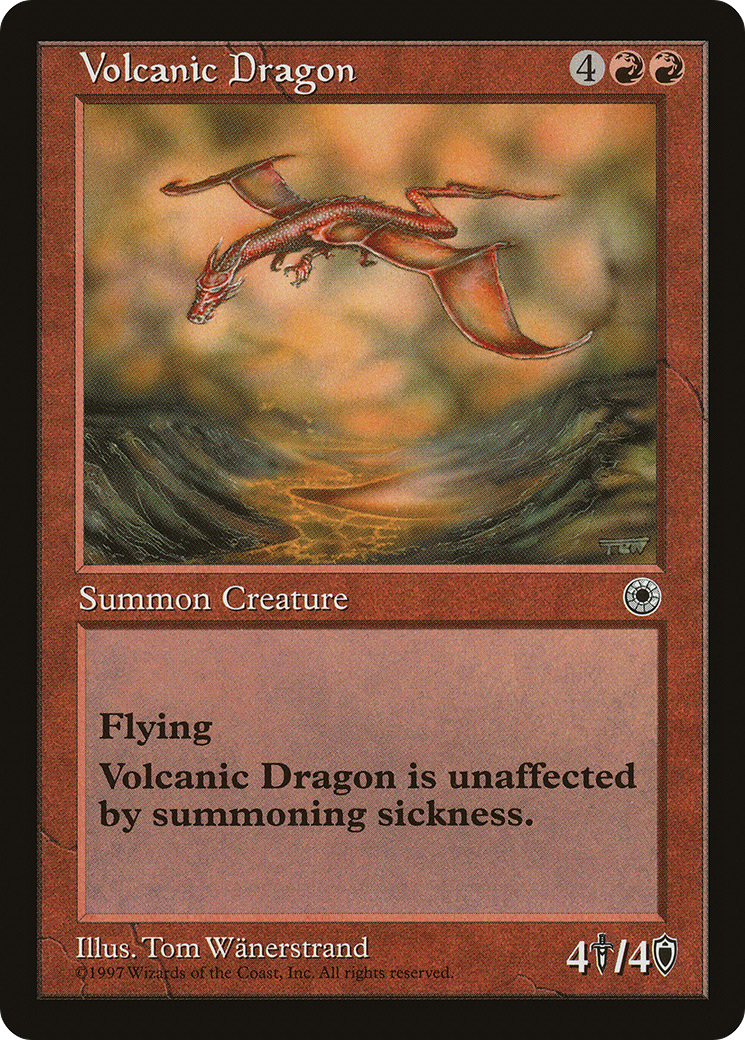 Volcanic Dragon (POR-)  - Portal