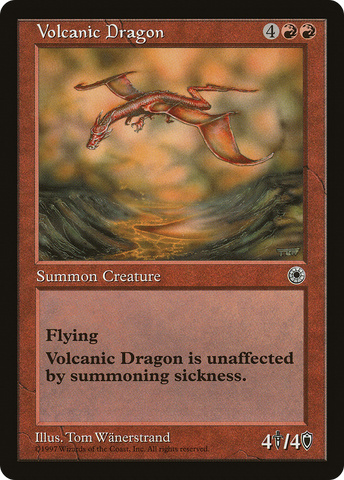 Volcanic Dragon (POR-)  - Portal