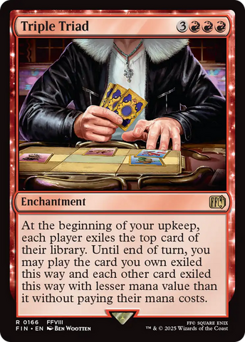 Triple Triad (FIN-166)  Foil - FINAL FANTASY: (enchantment)