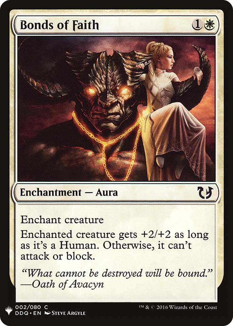 Bonds of Faith (LIST-002)  - The List