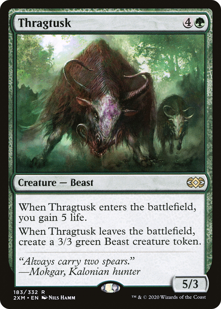 Thragtusk (2XM-183)  Foil - Double Masters