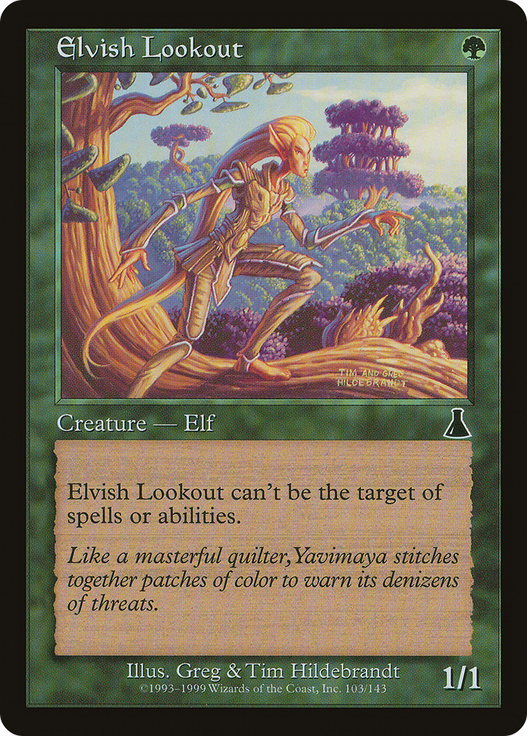 Elvish Lookout (UDS-103)  - Urza's Destiny