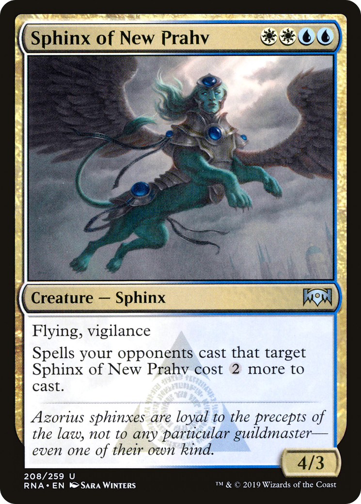 Sphinx of New Prahv (RNA-208)  - Ravnica Allegiance
