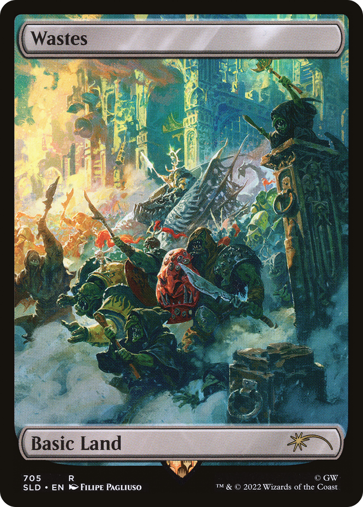 Wastes (705) - Full Art (SLD-705) - Secret Lair Drop Foil