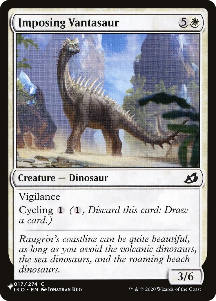 Imposing Vantasaur (LIST-IKO-17)  - The List