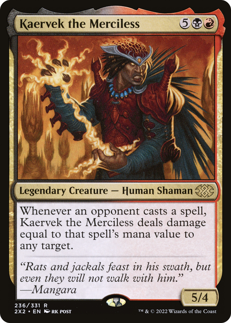 Kaervek the Merciless (2X2-236)  - Double Masters 2022