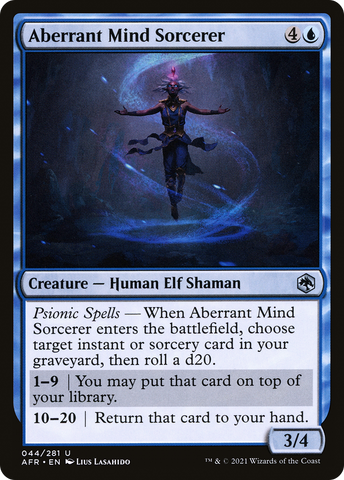 Aberrant Mind Sorcerer (AFR-044)  - Adventures in the Forgotten Realms