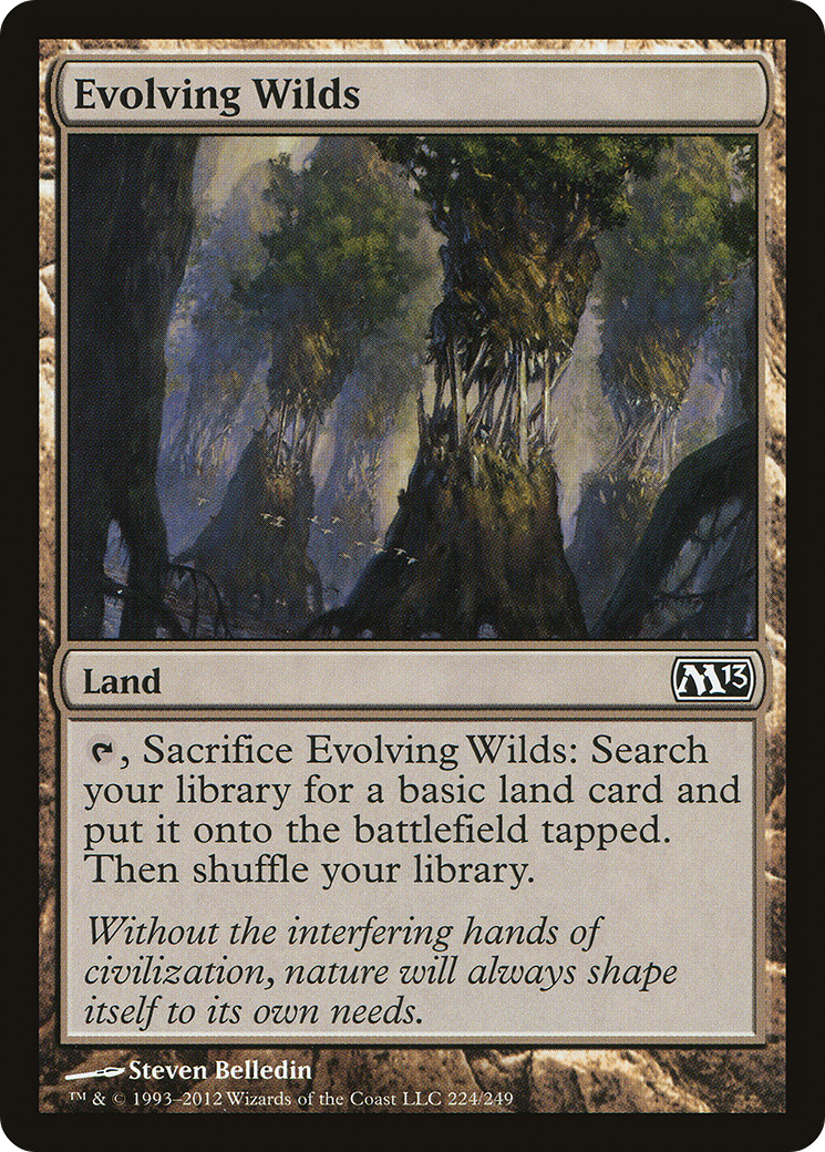 Evolving Wilds (M13-224)  - Magic 2013