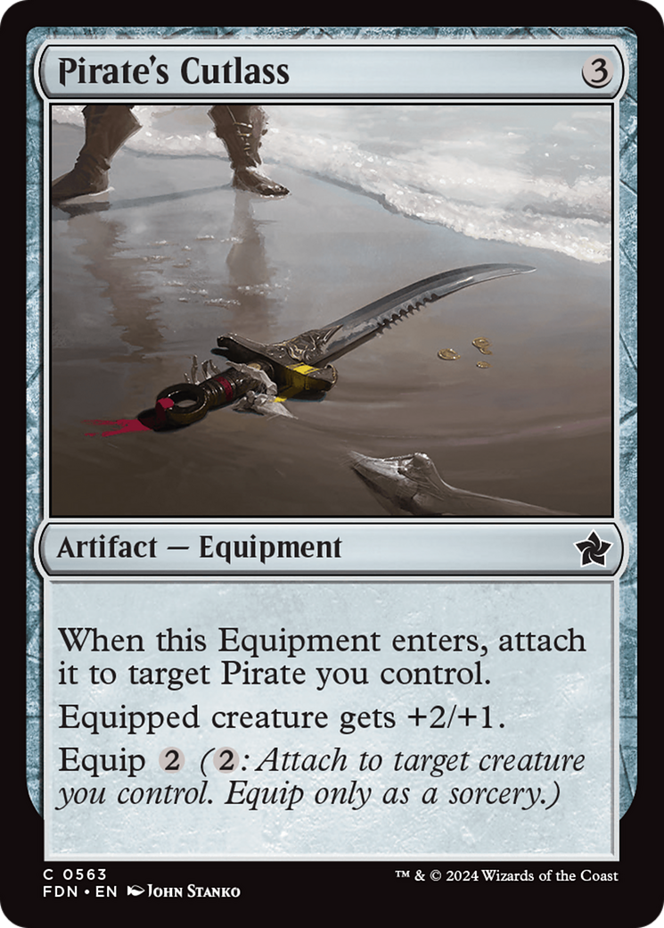 Pirate's Cutlass (FDN-563)  - Foundations