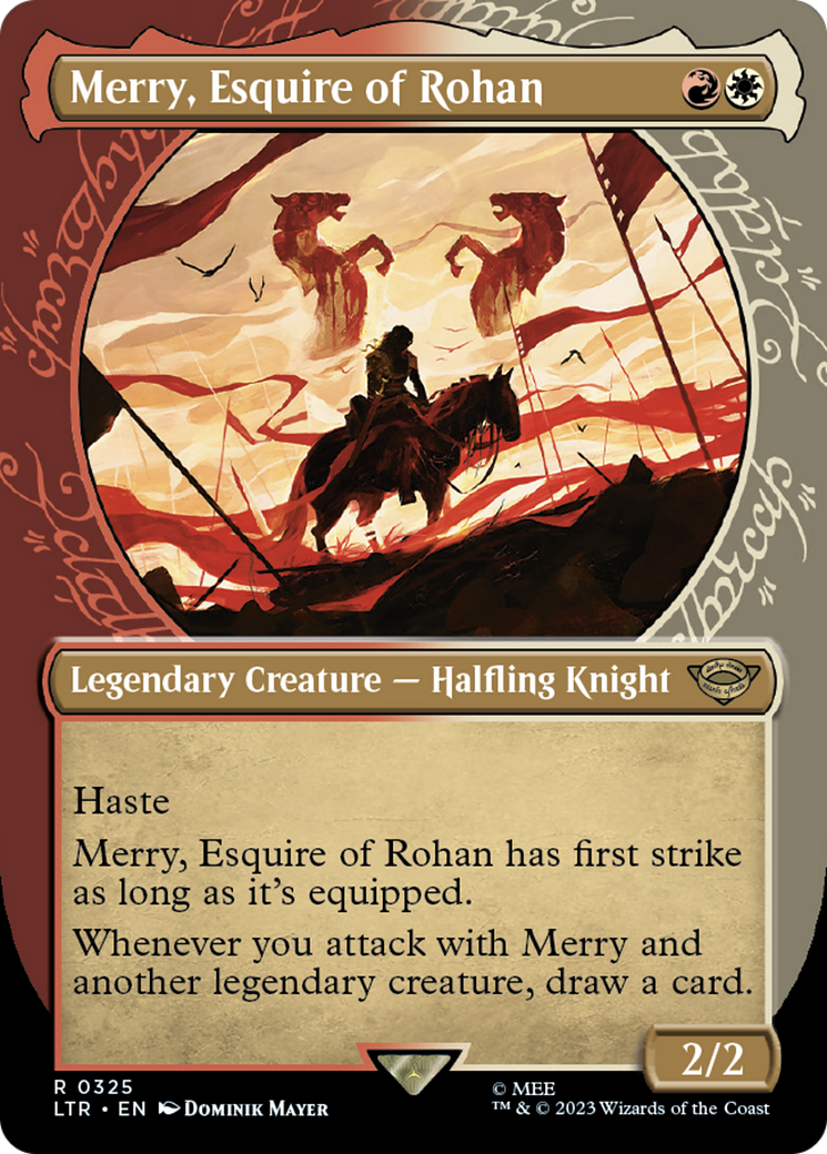 Merry, Esquire of Rohan (Showcase) (LTR-325)  - The Lord of the Rings: Tales of Middle-earth: (Showcase) (Borderless)