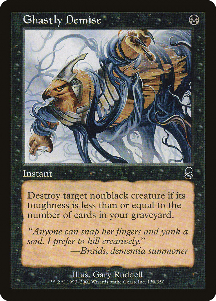 Ghastly Demise (ODY-139)  Foil - Odyssey