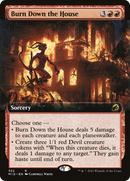 Burn Down the House (Extended Art) (MID-352)  Foil - Innistrad: Midnight Hunt: (Extended Art)