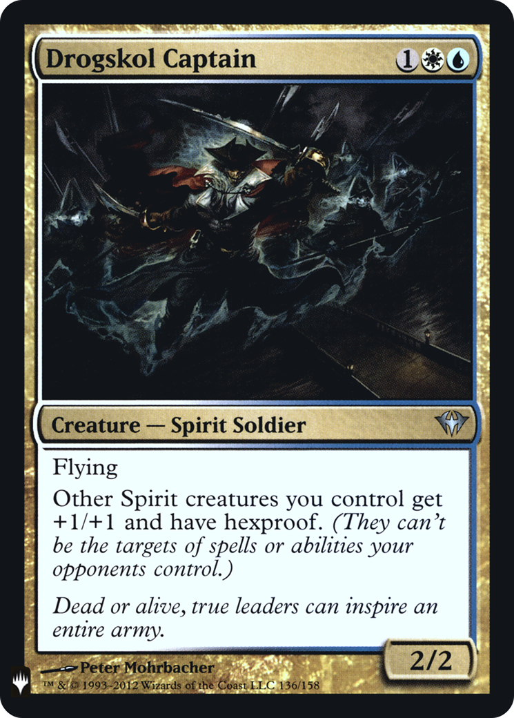 Drogskol Captain (LIST-DKA-136)  Foil - The List