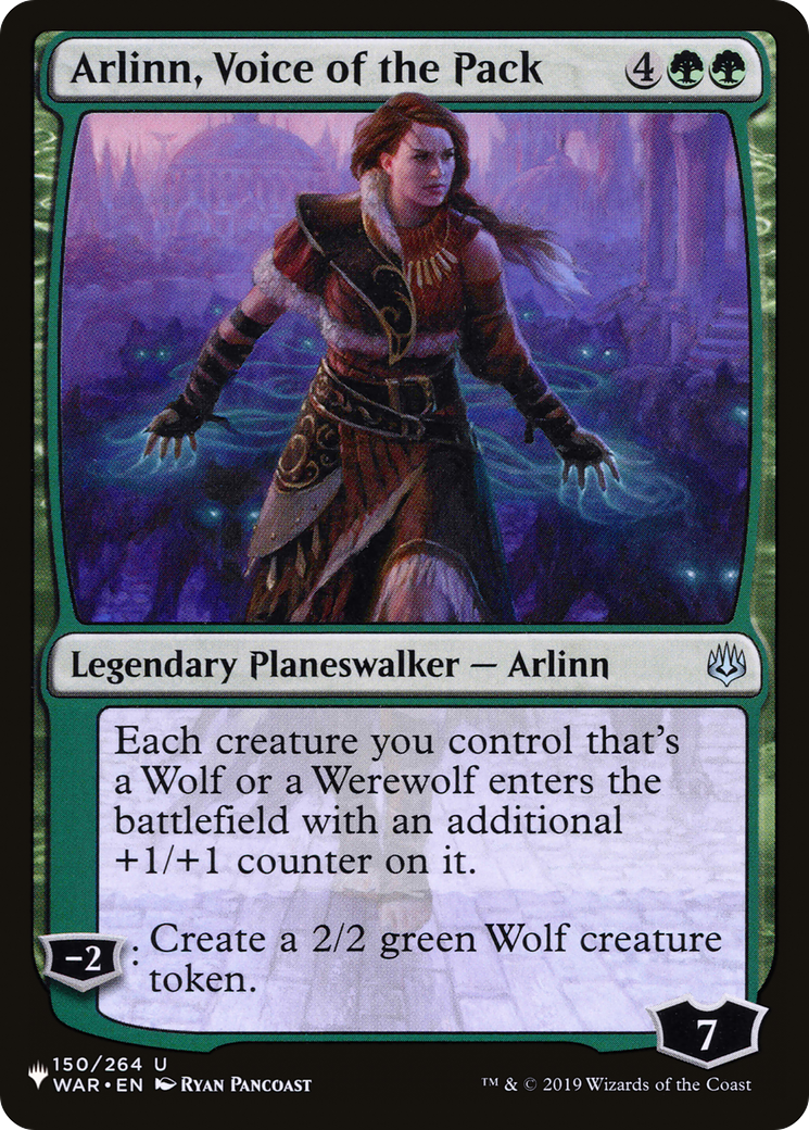 Arlinn, Voice of the Pack (LIST-WAR-150)  - The List