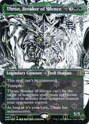 Thrun, Breaker of Silence (Borderless) (Step-and-Compleat Foil) (ONE-456)  Foil - Phyrexia: All Will Be One: (Showcase)
