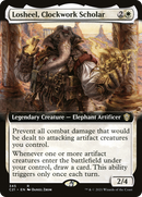 Losheel, Clockwork Scholar (Extended Art) (C21-345)  - Commander 2021: (Extended Art)