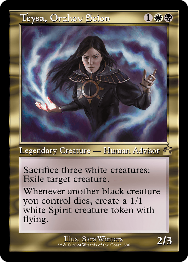 Teysa, Orzhov Scion (Retro Frame) (RVR-386)  - Ravnica Remastered