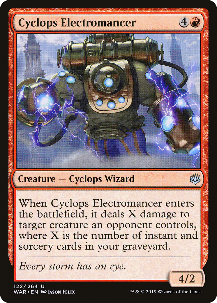 Cyclops Electromancer (WAR-122)  - War of the Spark