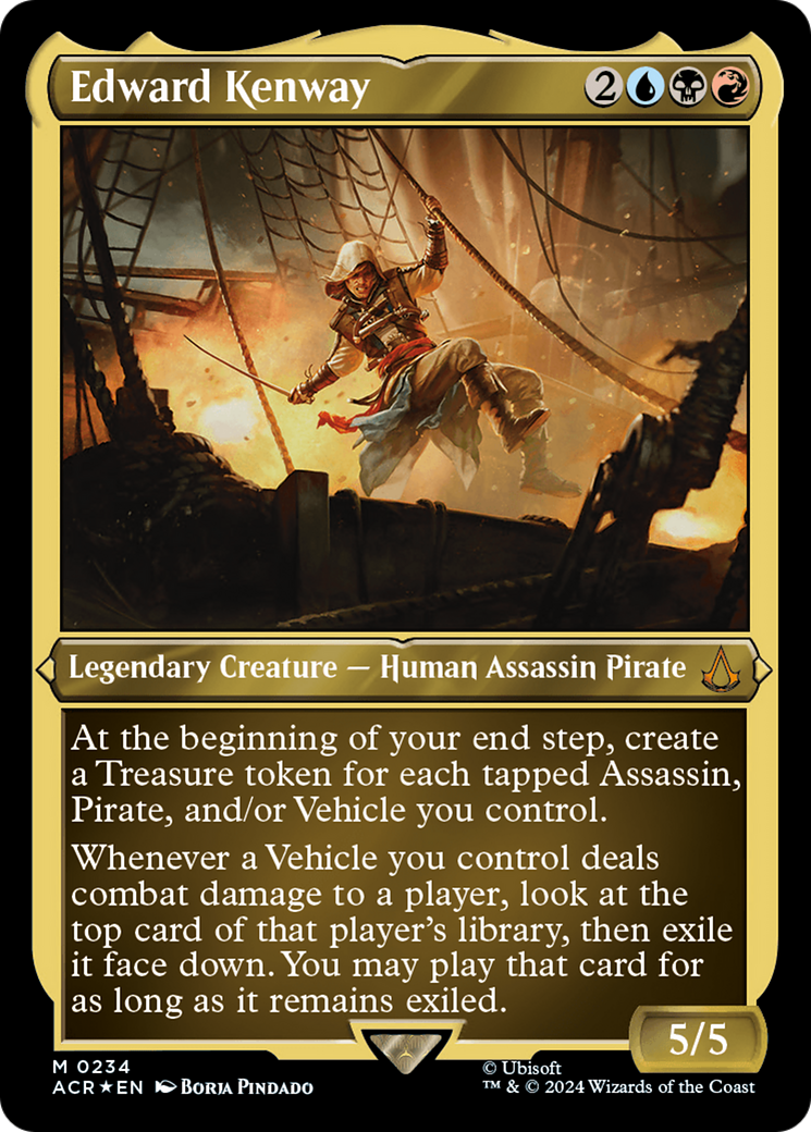 Edward Kenway (ACR-234)  Etched Foil - Assassin's Creed
