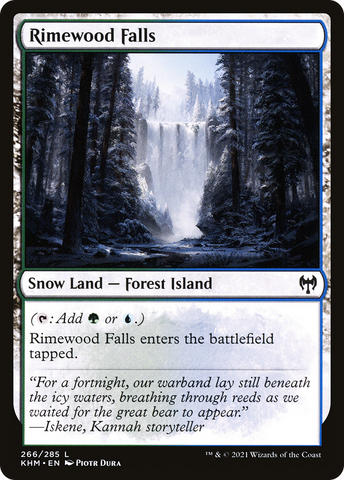 Rimewood Falls (KHM-266)  Foil - Kaldheim: (snow)