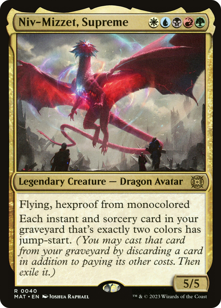Niv-Mizzet, Supreme (MAT-040) - March of the Machine: The Aftermath
