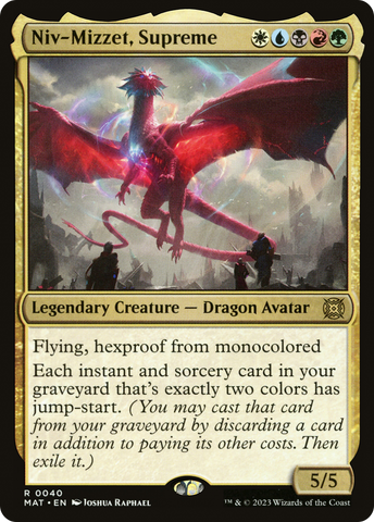Niv-Mizzet, Supreme (MAT-040)  - March of the Machine: The Aftermath