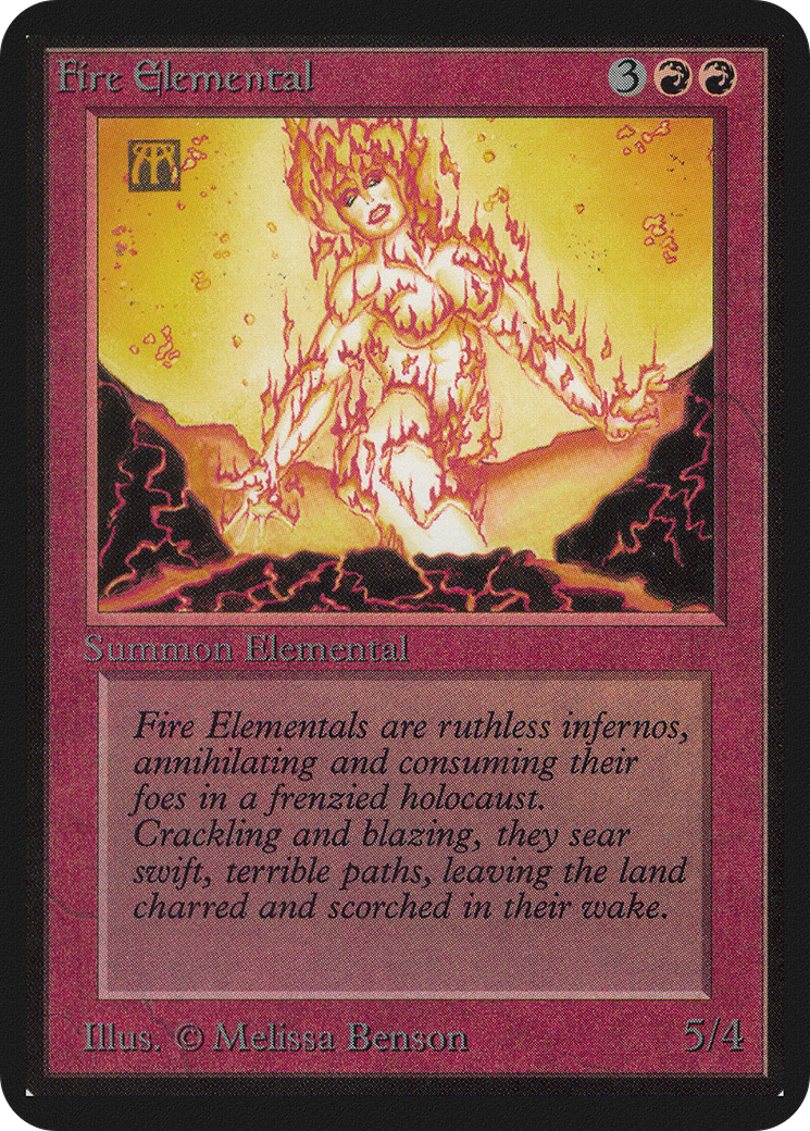 Fire Elemental (LEA-)  - Limited Edition Alpha