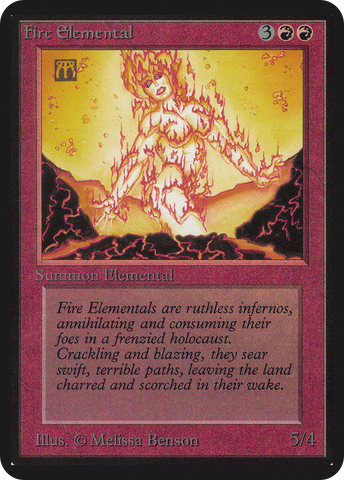 Fire Elemental (LEA-)  - Limited Edition Alpha