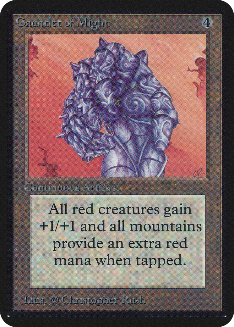 Gauntlet of Might (LEA-)  - Limited Edition Alpha