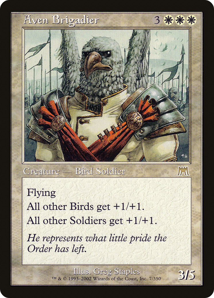 Aven Brigadier (ONS-007)  Foil - Onslaught