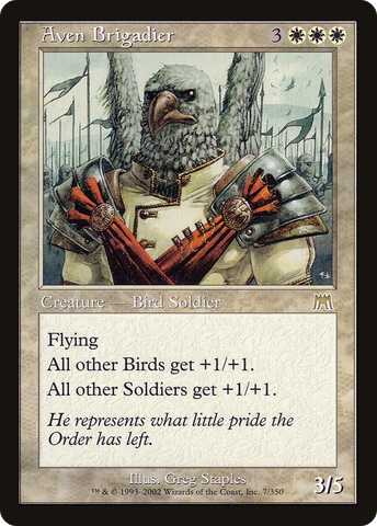 Aven Brigadier (ONS-007)  Foil - Onslaught