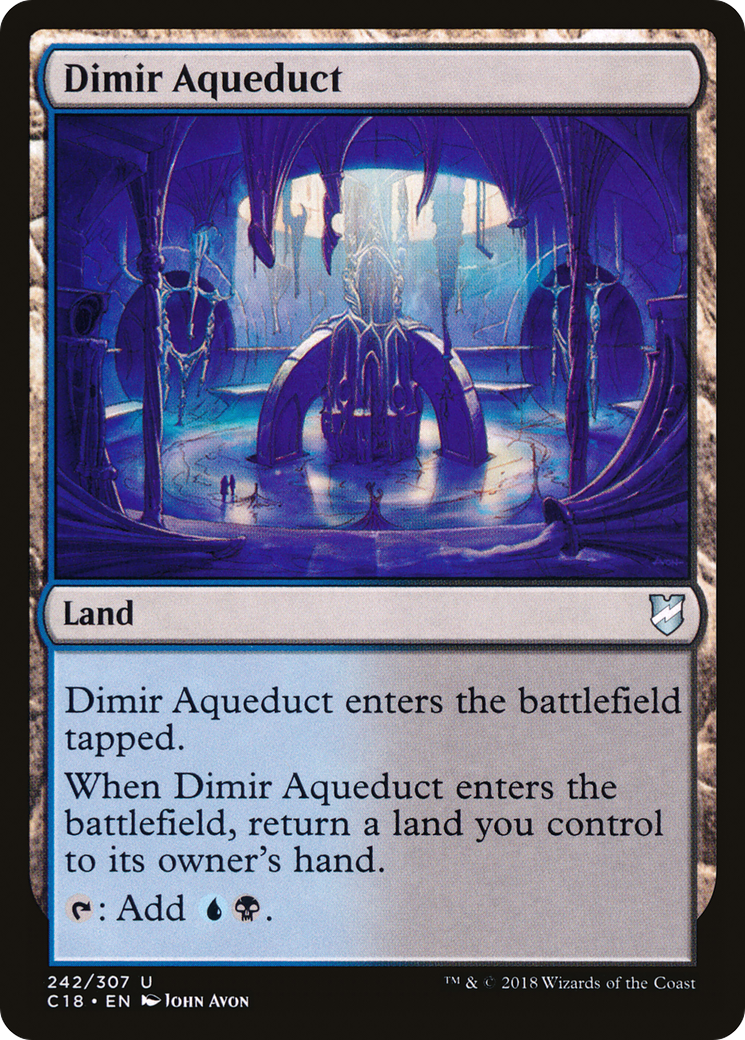 Dimir Aqueduct (C18-242)  - Commander 2018