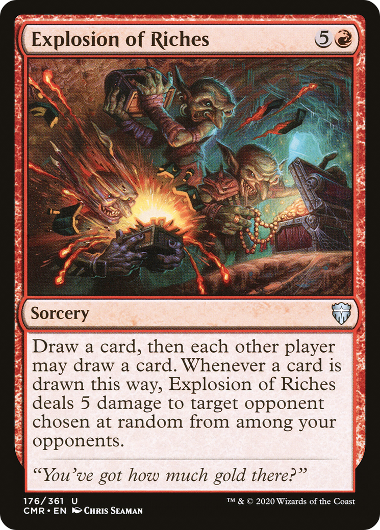 Explosion of Riches (CMR-176)  - Commander Legends