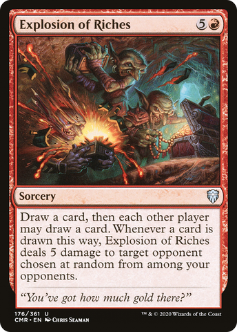 Explosion of Riches (CMR-176)  - Commander Legends
