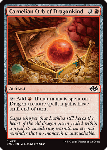 Carnelian Orb of Dragonkind (J25-131)  - Foundations Jumpstart